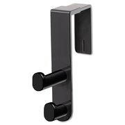 Safco Safco Over The Panel Double Hook, Black 4225BL